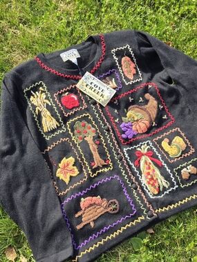 *VTG/NWT* COVE CREEK Harvest Sweater, Vintage Fall Cardigan